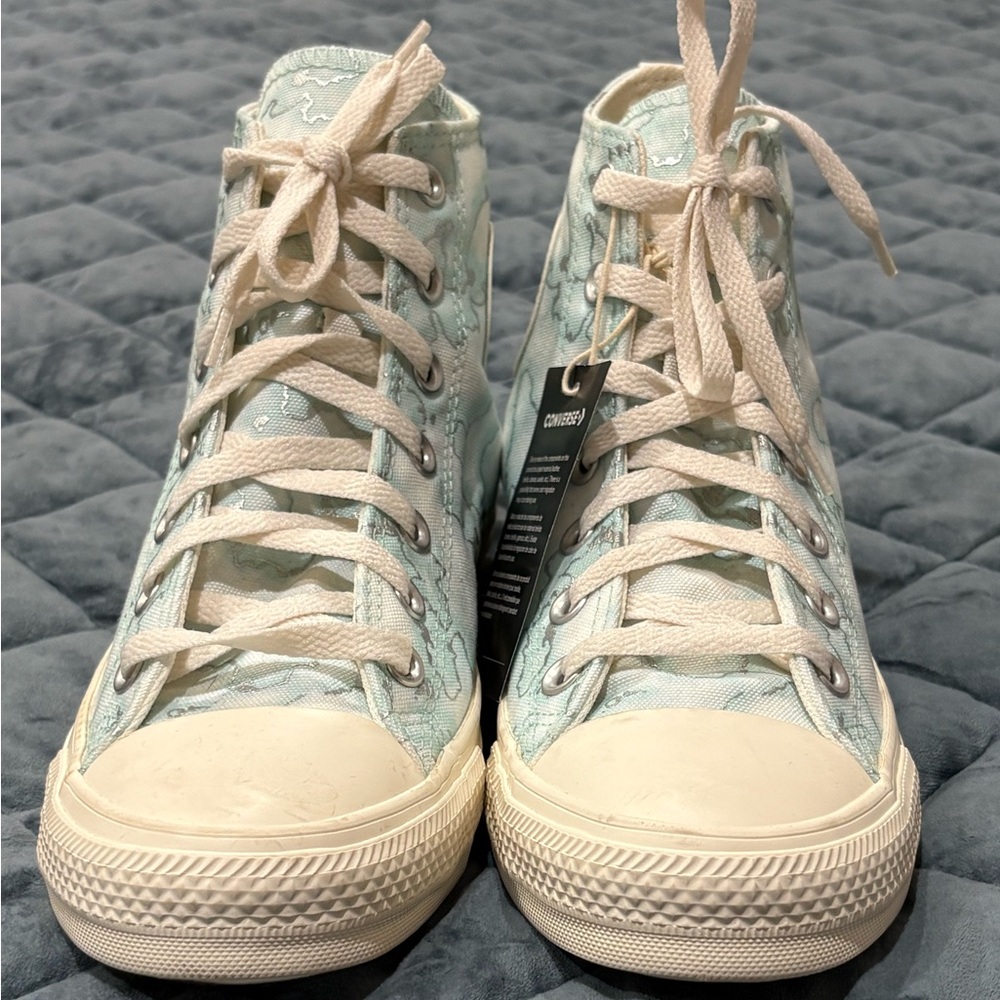 Converse Women's High-Top Sneakers - Cream - Picture 4 of 5